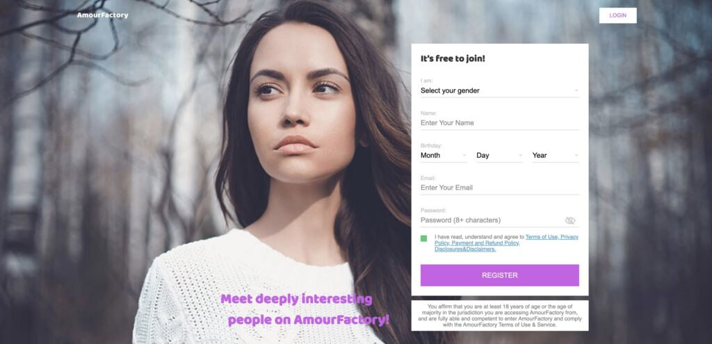 AmourFactory Dating Site Review: Fully Tested & Investigated