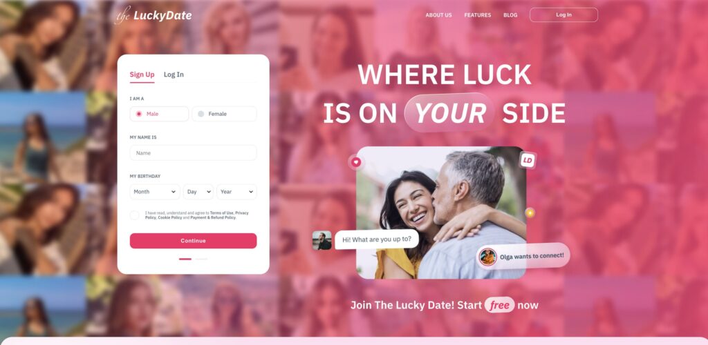 Detailed TheLuckyDate Review of Its Services & Features