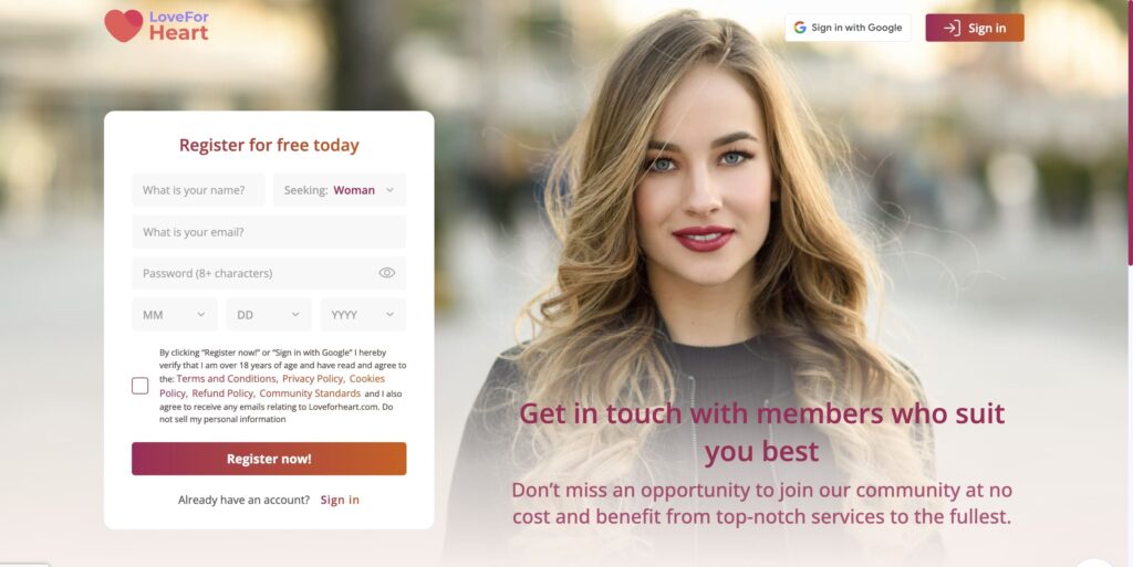 LoveForHeart Dating Site Review: Fully Tested & Investigated
